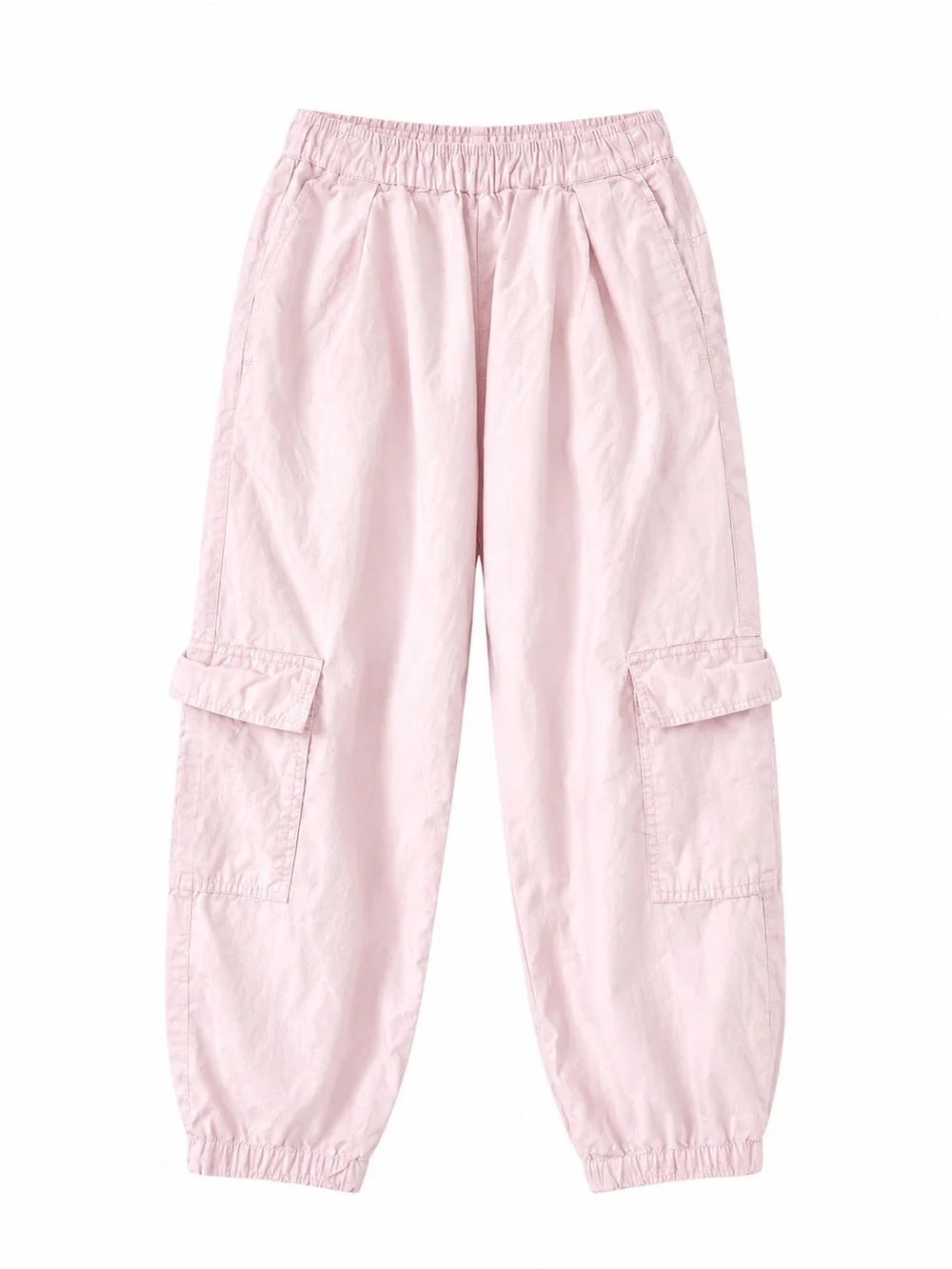 Zara Girls Pink Cargo Parachute Jogger Pants 13-14 164cm